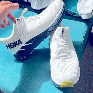 HOKA ONE ONE Mens Clifton 7 Textile Synthetic Trainers